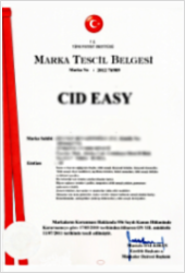 cid easy caller id cihazı marka tescil belgesi